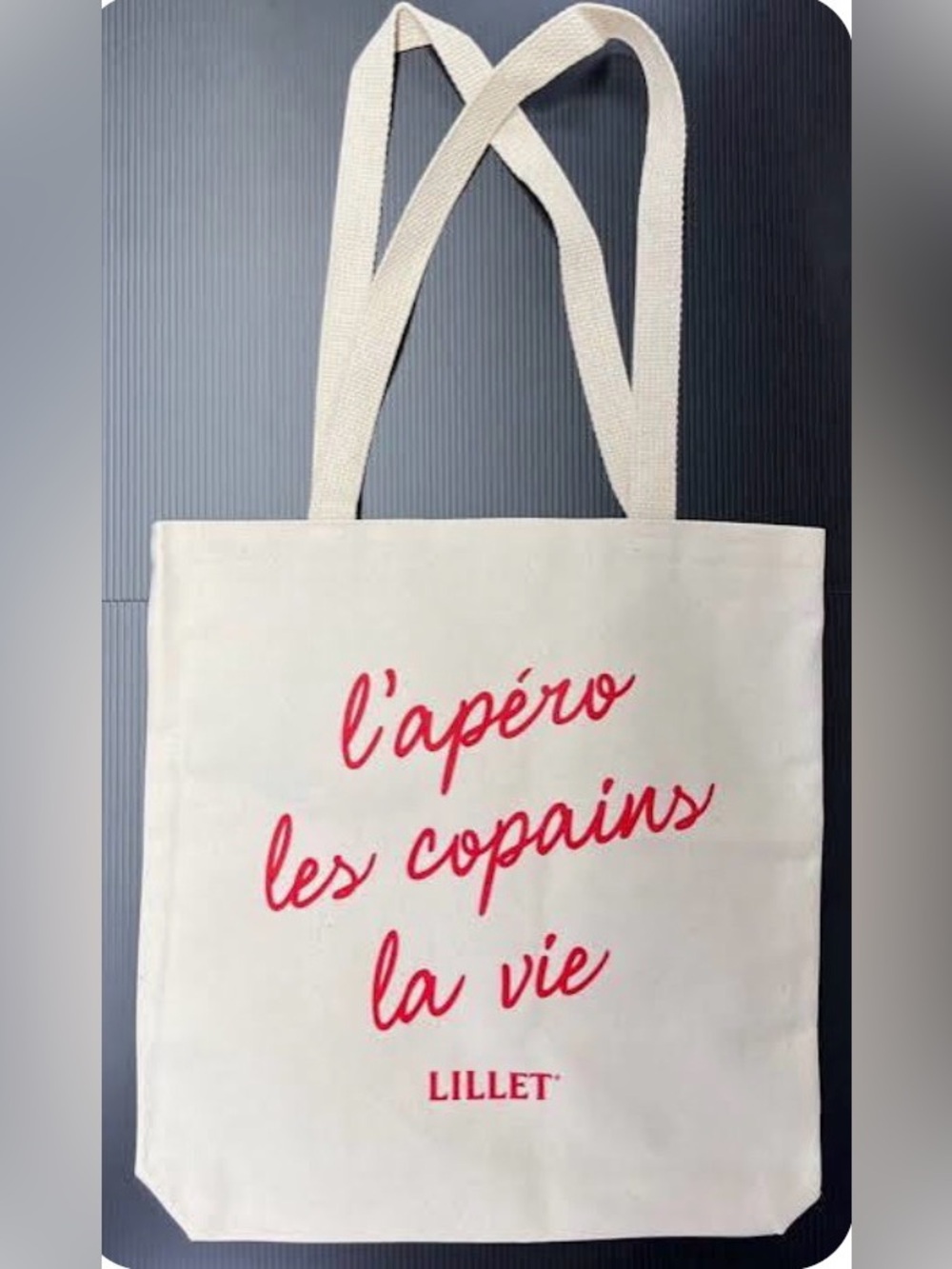 l'apero les copains la vie
Cream Canvas Tote Bag